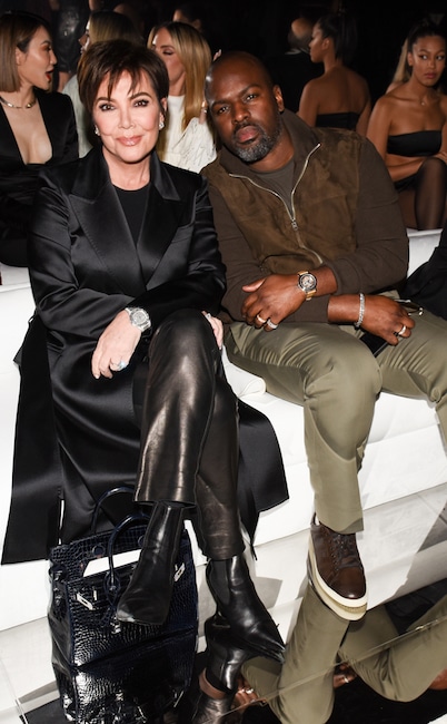 Tom Ford Fashion Show, Kris Jenner, Corey Gamble